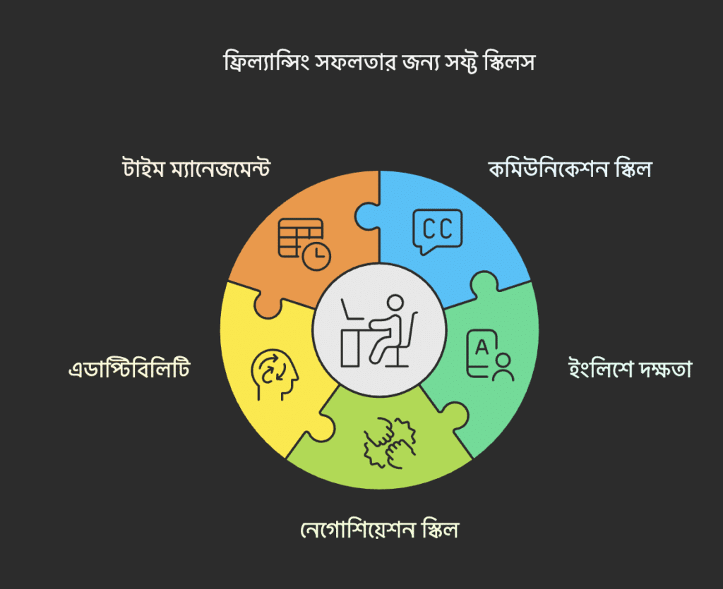 ফ্রিলান্সারদের জন্য প্রয়োজনীয় ৫ টি সফ্ট স্কিলস